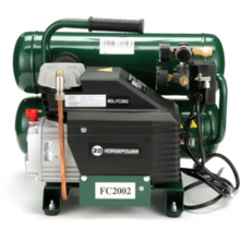 Load image into Gallery viewer, Rolair Systems Twin Stack Air Compressor - 90 PSI @ 4.1 CFM Sinlge Stage 2HP 115V