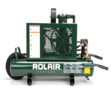 Load image into Gallery viewer, Rolair Systems 90 PSI @ 7.3 CFM Single Stage 115/230V 1.5HP 9gal. Electric Belt Drive Air Compressor