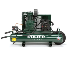 Load image into Gallery viewer, Rolair Systems 90 PSI @ 7.3 CFM Single Stage 115/230 Volt – 60 Hz 1.5HP 9gal. Electric Belt Drive Air Compressor