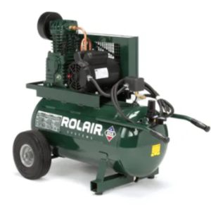 Rolair Systems 90 PSI @ 7.3 CFM Single Stage 115/230 Volt – 60 Hz 1.5HP 20gal. Electric Belt Drive Air Compressor