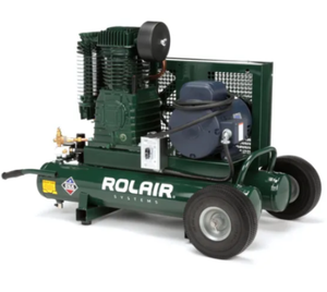 Rolair Systems 90 PSI - 18.8 CFM Two Stage 230 Volt – 60 Hz 5HP 9gal. Belt Drive Electric Air Compressor