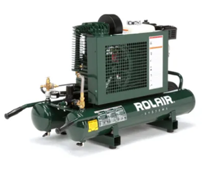 Rolair Systems 90 PSI @ 13.8 CFM 196cc Honda GX200 Engine 9 gal. Gas-Powered Air Compressor