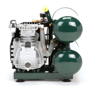 Rolair Systems 90 PSI @ 4.2 CFM Single Stage 115V 2HP 4.2gal. Twin Stack Hand Carry Air Compressor