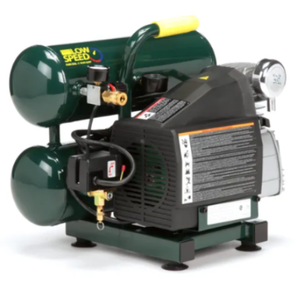 Rolair Systems 90 PSI @ 4.2 CFM Single Stage 115V 2HP 4.2gal. Twin Stack Hand Carry Air Compressor