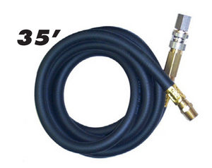 HVHA-B35C Hose, Breathing Air, 35 ft, w/ Quick Disconnects