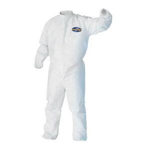 Kimberly Clark Kleenguard A30 Breathable Splash & Particle Protection Apparel Coveralls - Zipper Front with 1