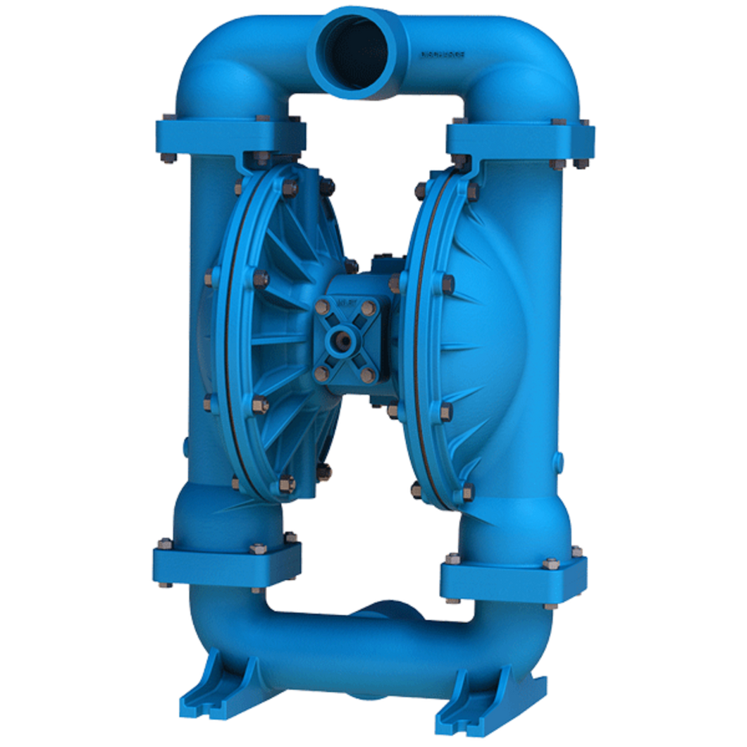 Warren Rupp Sandpiper S30 Top Discharge Metallic Ball Valve Pump - 235 GPM - Aluminum - Santoprene - Santoprene (3 in. BSP Tapered Threads)