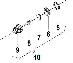 Simpson 7109627 Complete Valve Kit