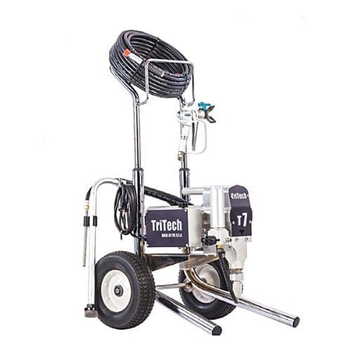 TriTech Industries T7 Complete 3300 PSI @ 0.77 GPM 1.6 HP Electric Airless Sprayer - Lo-Cart