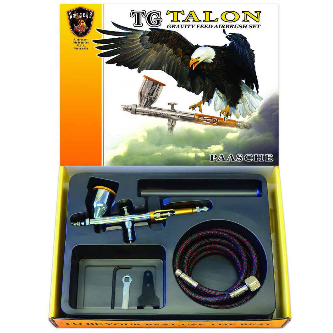 Talon Gravity Feed Airbrush Set (0.38 mm) (1587354992675)