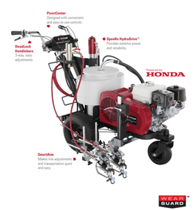 Titan POWRLINER 6955  3300 PSI @ 2.25 GPM Honda GX160 with Electric Start Hydraulic Line Striper - Cart