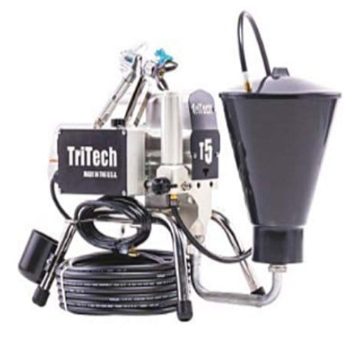 TriTech Industries T5 Complete 3300 PSI @ 0.67 GPM 1.3 HP Electric Airless Sprayer - Hopper