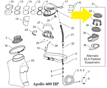 Load image into Gallery viewer, Clemco 25181  Top DXL Pad